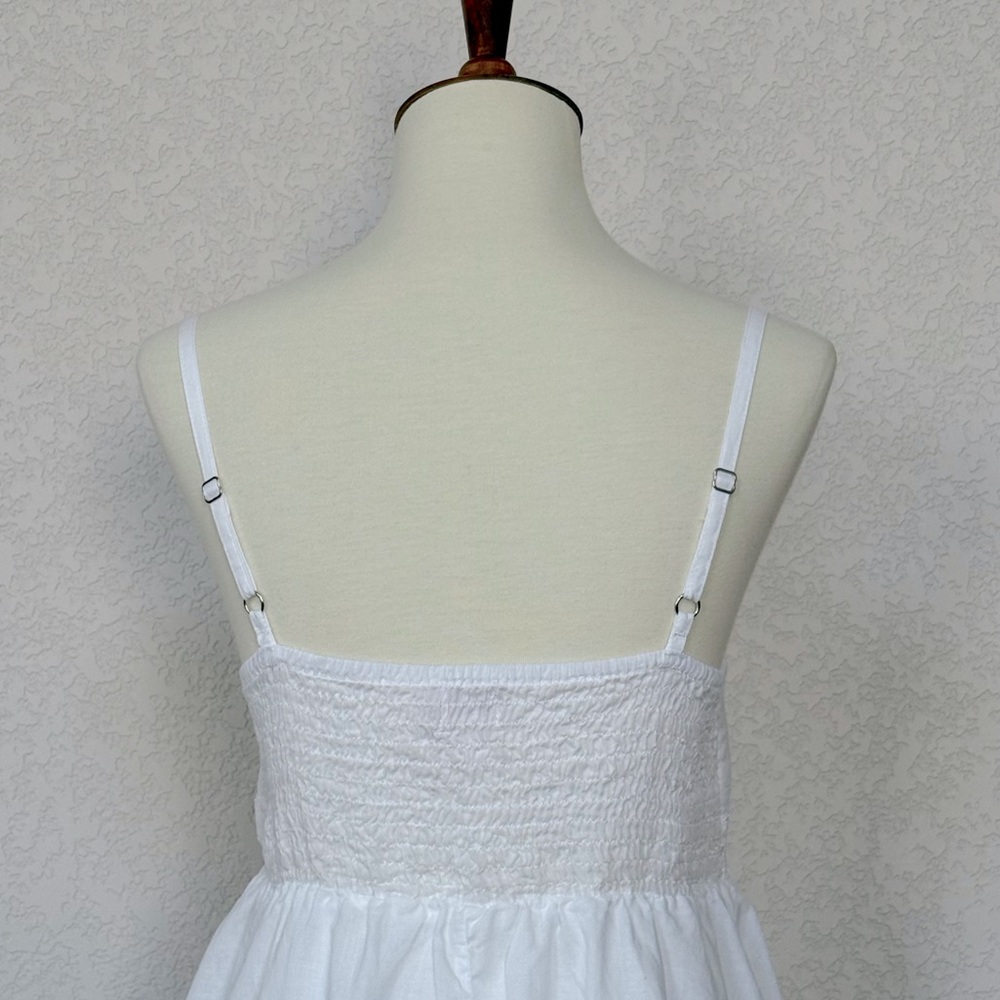 NWOT Mossimo Supply white cotton sundress with eyelet ruffle - Picture 5 of 5